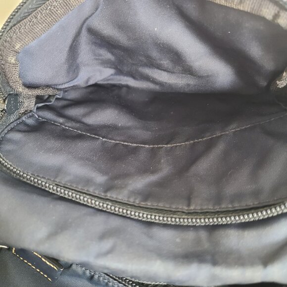 Prada Buckle Messenger Bag Tessuto Small Navy Blue Authentic - Picture 15 of 15